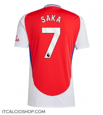 Arsenal Bukayo Saka #7 Prima Maglia 2024-25 Manica Corta